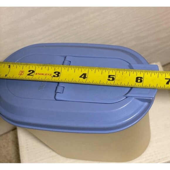 Tupperware Pitcher 2189D2 Slimline 1QT Pitcher Country Blue Flip Top Pour Lid - Picture 12 of 13